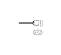 DELPHI Sonda lambda ES20263-12B1 riscaldato dietro al catalizzatore 1400mm Compatibilità con FIAT MULTIPLA 186 BRAVO I 182 MAREA Weekend 185 MAREA 185