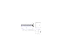 DELPHI Sonda lambda ES20343-12B1 riscaldato 880mm Compatibilità con VW Golf IV Hatchback 1J1 Transporter IV Bus 70B, 70C, 7DB, 7DK, 70J, 70K, 7DC, 7DJ Touareg 7LA, 7L6, 7L7 PASSAT 3B3 Bora Sedan 1J2