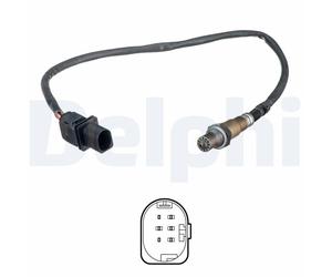 DELPHI Sonda Lambda Sonde Per Peugeot 4007 2.2 HDi Expert Kasten 2.0 1.6