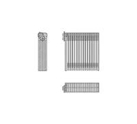 DELPHI TSP0525153 Evaporatore climatizzatore senza valvola d'espansione
