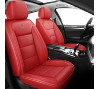 DELPOS Set completo di coprisedili universali per auto, accessori per Jeep Liberty 2007-2012/Patriot 2008-2017/Renegade/Compass/Grand Cherokee, rosso