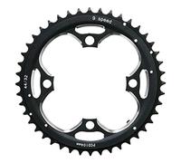 delr 2 Corona per Bici,Guarnitura Cava per Mountain | Corona Singola Larga | Stretta 44D per Bici da Strada a 9 velocità