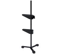 delr 5 Supporto GPU per Scheda Grafica - Portaschede Video Solido Nero con Design Magnetico,Scheda Grafica Staffa GPU Staffa di espansione Telaio di Supporto Riduci Il Tasso di guasto Lega