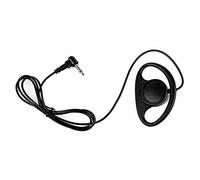 delr Auricolare a D - Connettore 1 pin 3,5 mm ascolto solo cuffie in gomma morbida - Auricolare auricolare gancio per l'orecchio funzione riduzione rumore