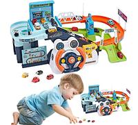 delr Auto Giocattolo Avventura per bambini piccoli in età prescolare con musica Puzzle educativi Regali Auto Giocattoli