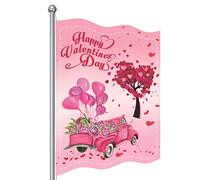 delr Bandiera di San, motivo: bandiera 'amore carina - Bandiera decorativa per spose, fidanzati, mogli, mariti e familiari, 45 x 30 cm