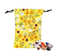 delr Borsa per tarocchi | Pochette con coulisse motivo - Portagioie in pile composito per sacchetti regalo a mano per gli appassionati