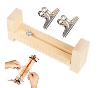 delr Bracciale - Kit per realizzare braccialetti Paracord fisso con 2 clip - Weaving Jig DIY Wristband Maker DIY Craft Tool Kit per bambini, Principianti Lavorare a maglia, Amanti