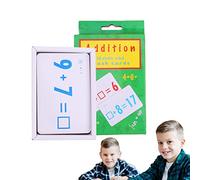 delr Carte Flash di numeri, Schede Flash di Somma e sottrazione 1-3° Grado, Giocattoli educativi di numeri per la divisione Somma e sottrazione per aiutare i bambini a imparare la matematica da 1 a 3