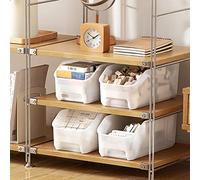 delr Cassetto di immagazzinaggio della cucina,Cassetto contenitore di immagazzinaggio della cucina con manico - Forniture di stoccaggio della cucina Scatola fresca per pesce pollo Anatra Pancetta