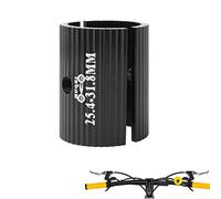 delr conversione - Lega di alluminio ad alta resistenza per gambo bicicletta,Parti Ciclismo da 25,4 a 31,8 mm a 35 mm Aumentano la sicurezza nel ciclismo Design copertura ondulata
