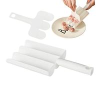 delr Cucchiaio di polpette, set di strumenti per fare palline di design a 3 pale con manico lungo, forniture professionali per fare palline facili da lavare per pentole calde, cottura