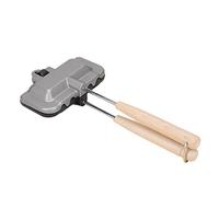 delr Doppio Lato | Sandwich portatile rimovibile | Sandwich Colazione con manico in legno per muffin inglesi, croissants, mini waffle