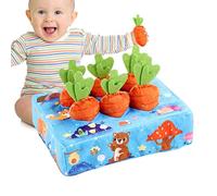 delr Gioco - Divertente Gioco , Gioco Combinazione Forma ravanelli Velluto Morbido - Regalo Educazione Precoce per Bambini