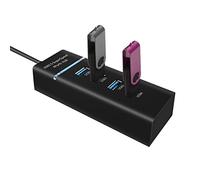 delr Hub a 4 porte 3.0 | Prolunga hub multiporta 3.0 - Estensione di porte USB multiple per telefoni cellulari, tablet, driver USB, PC e laptop