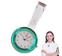 delr Infermiera con Clip - Orologi Infermieristica - Movimento al Quarzo Orologio Semplice Che Accendono Le Mani per Regali Infermiera Nuovo Anno