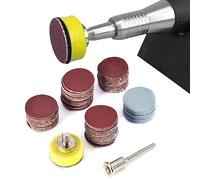 delr Levigatura trapano | 100 tamponi levigatura disco con piastra posteriore gambo 1/8 pollici - Adatto per lucidatura pietre calcestruzzo quarzo marmo granito