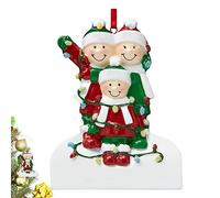 delr Natale Personalizzato,Ornamento Familiare 2022 Apertura Famiglia Presente Ornamento Familiare | 2022 Natale Ornamenti Familiari 2022 Nome Benedizione Parole
