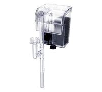 delr Pesci Potenza - Filtrazione silenziosa del serbatoio Tartaruga con flusso d'acqua regolabile,Potenza 5 galloni per acquari Cotone microporoso e particelle di carbone