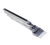 delr Punzoni Pelle Pelle Perforatrice Fori Cucitura Cucitura Leather Craft Tools 4Pz Pelle Punzoni Punzoni 36mm 1246 Denti