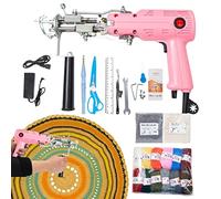 delr Quilting tappeti,Macchina per maglieria tappeti taglio 2 in 1 | Set Iniziazione Strumenti tufting tappeti elettrici per tappeti o tappetini fai da te
