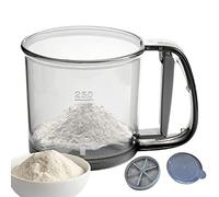 delr setaccio per cuocere, farina visibile con rete in acciaio inox, farina pressa manuale maglia fine per cuocere torte, torte, torte, torte, torte e dolci