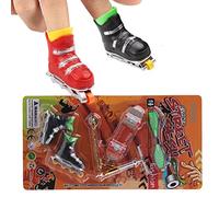 delr Skateboard per dita | Skateboard da dito | Kit parco pattini, set di giocattoli per dita piccole skateboard per dita di bicicletta per dita di dita di piccole dimensioni per bambini