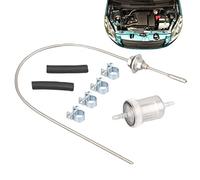 delr Supporto olio | Kit tubo verticale basso profilo resistente alla corrosione, 1 estrattore olio testa dritta, 1 filtro olio normale e 4 tubi mini schede