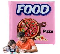 delr Toccare e sentire Libri per bambini - Giocattoli educativi illuminazione | Giocattoli educazione precoce Libro 3D Toccare e sentire Libri rugosi con Suono sussurrante Bambino Ragazza