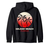 Delray Beach Florida Tramonto Design Delray Beach FL Felpa con Cappuccio