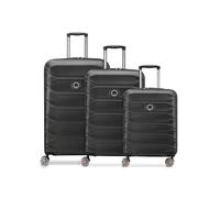 Delsey Paris Meteor 4 ruote Set di valigie 3 pezzi espandibile grigio