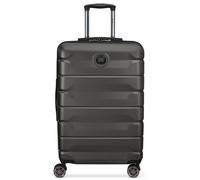 DELSEY PARIS - AIR ARMOUR - Valigia Rigida Media Estensibile - 68x44x32 cm - 77 L - L - Nero