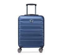 DELSEY PARIS - AIR ARMOUR - Valigia da Cabina Rigida Sottile - 55x40x20 cm - 34 L - S - Blu Notte