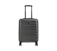 Delsey Paris Air Armour Valigia trolley (4 ruote) nero, Abs, 40 x 55 x 20cm