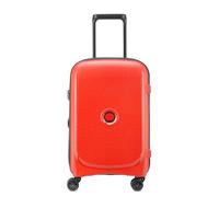DELSEY PARIS - BELMONT PLUS - Valigia da Cabina Rigida Estensibile - 55x35x27 cm - 39 L - S - Rosso Sfumato