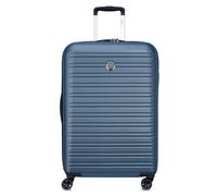 Delsey Paris Segur 2.0 Valigia trolley (4 ruote) blu scuro, policarbonato, 45 x 70 x 28cm