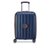 Delsey Carrello della cabina Carrousel 2 55 cm, 4 ruote, piega di espansione Blu