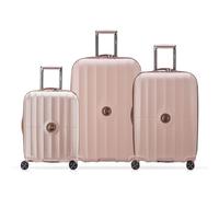 Delsey Paris St Tropez 4 ruote Set di valigie 3 pezzi con piega di espansione pink (TAS010636)
