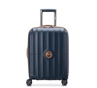 Delsey Paris Saint Tropez Slim Line Valigia trolley (4 ruote) blu, policarbonato, 40 x 55 x 20cm