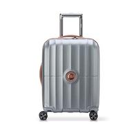 Delsey Paris Saint Tropez Slim Line Valigia trolley (4 ruote) platino, policarbonato, 40 x 55 x 20cm
