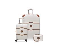 DELSEY PARIS Chatelet Air 2.0 Hardside Luggage with Spinner Wheels, Angora, 2 Piece Set, (20/Backpack)