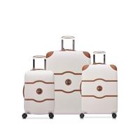 DELSEY PARIS Chatelet Air 2.0 Hardside Luggage with Spinner Wheels, Angora, 3 Piece Set, (19/24/28)