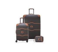 Delsey Paris Chatelet Air 2.0 Hardside Bagaglio con Ruote Spinner, Marrone cioccolato, 2 Piece Set 21/Backpack, Chatelet Air 2.0 Hardside Bagaglio Con Ruote Spinner