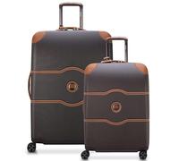 DELSEY PARIS Chatelet Air 2.0 Hardside Luggage with Spinner Wheels, Chocolate Brown, 2 Piece Set, (24/28)