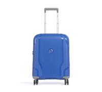 Delsey Paris Clavel Slim Line Valigia trolley (4 ruote) blu, plastica, 40 x 55 x 20cm