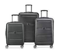 DELSEY PARIS - COMETE PLUS - Set di 3 valigie rigide 55 cm/ 67 cm/ 77 cm - Nero