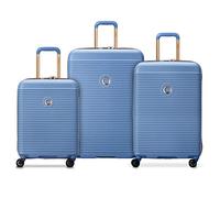 DELSEY PARIS - FREESTYLE - Set di 3 valigie rigide 55 cm/ 66,5 cm/ 76 cm - Azzurro cielo