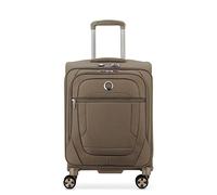 DELSEY PARIS - HELIUM DLX - Valigia da Cabina Morbida e Sottile - 55x40x20 cm - 35 L - S - Moka