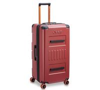 DELSEY PARIS Jeep JH002B - Valigia stiva rigida, 80 cm x 41 cm x 37 cm, 121 l, peperoncino