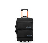DELSEY PARIS Jeep JS006B - Borsa da viaggio morbida, 55 cm x 37 cm x 25 cm, 37 litri, S, Nero , S